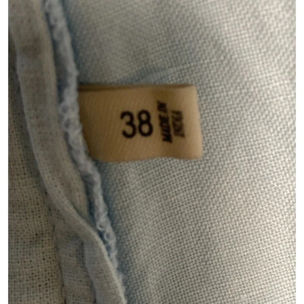 Faherty Brand Men's Shorts Blue Linen Blend Size 38‎